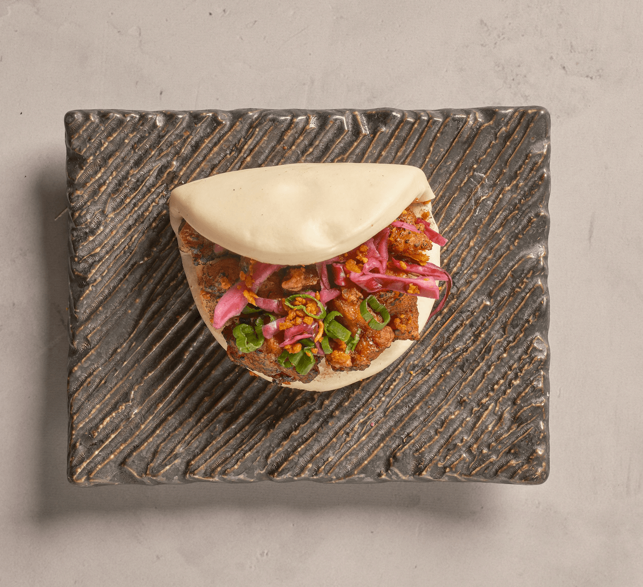 Crispy Soy Garlic Chicken Bun
