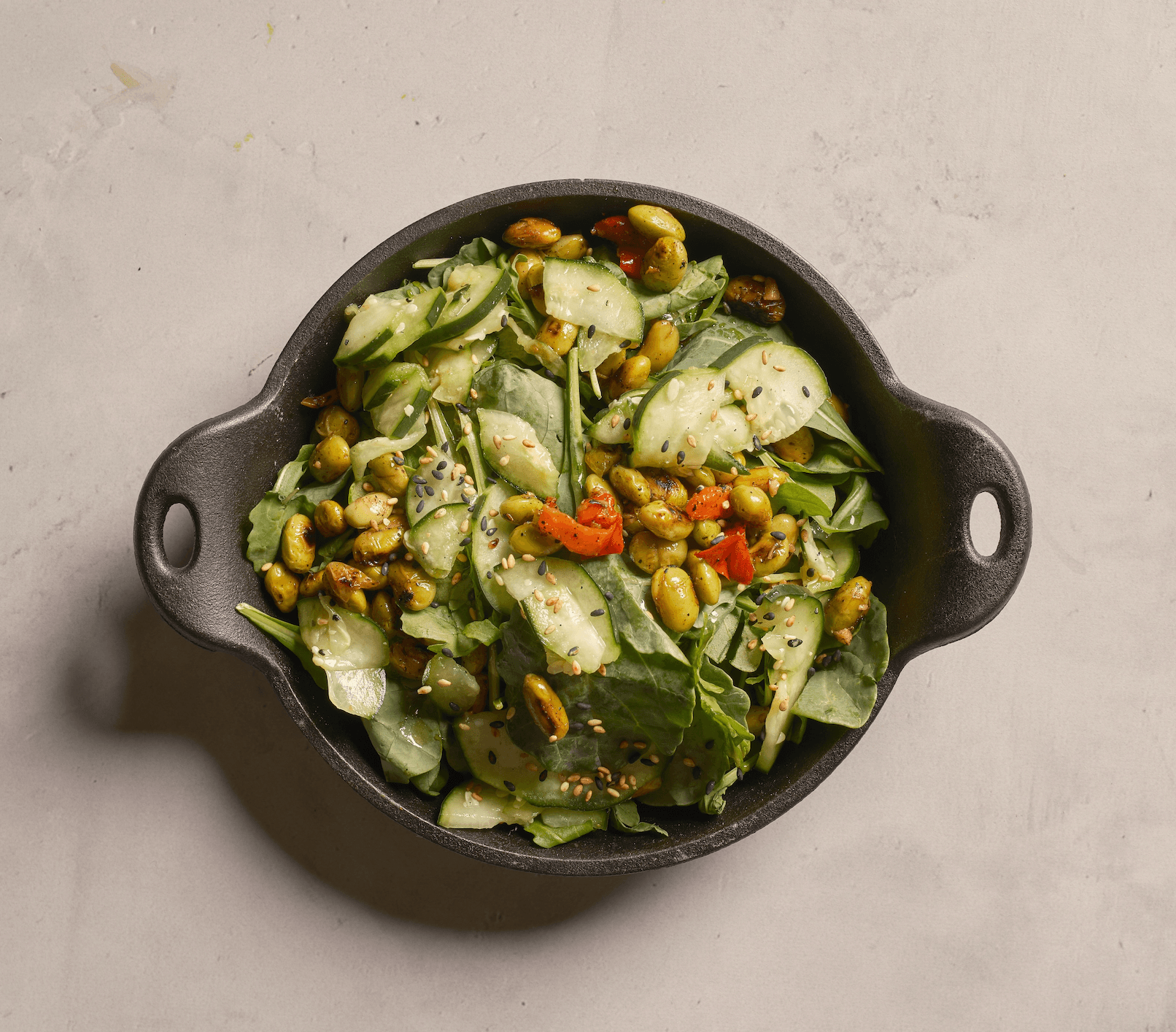 Grilled Edamame Salad (vt)