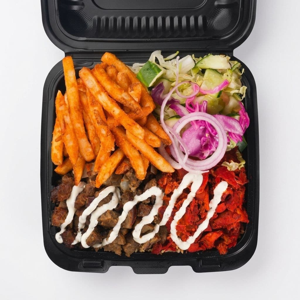 Mix Combo Over Rice Platter