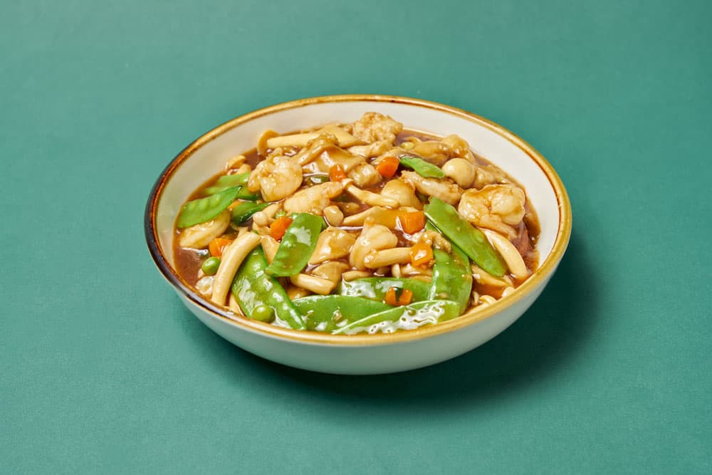 Silken Egg Tofu with Seafood