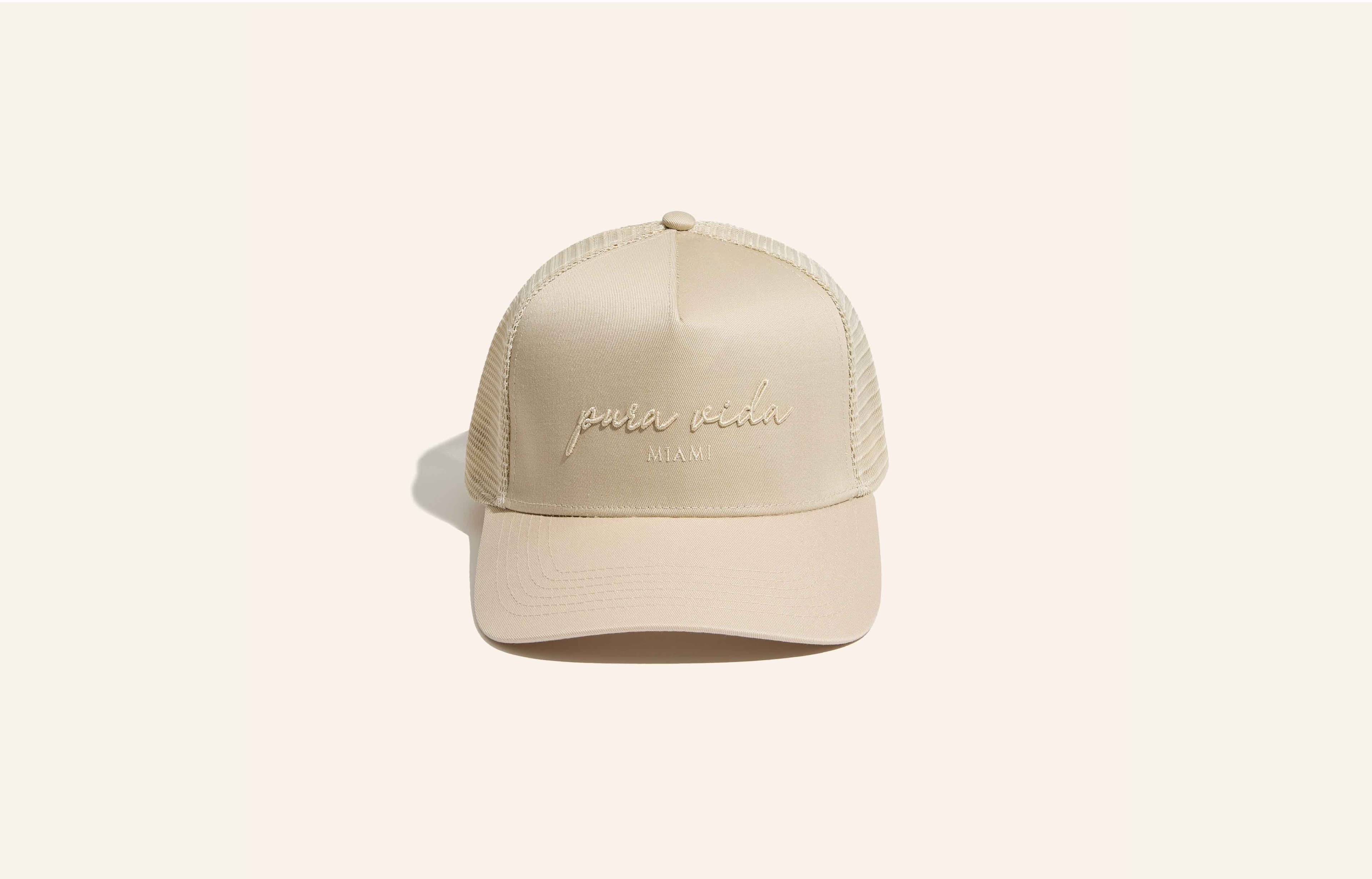 SAND TRUCKER HAT - SCRIPT