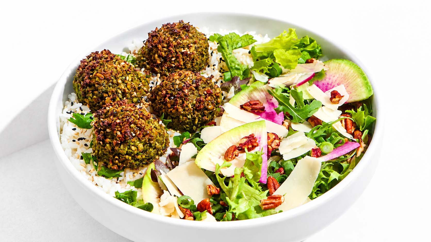 OVEN-BAKED FALAFEL PLATE
