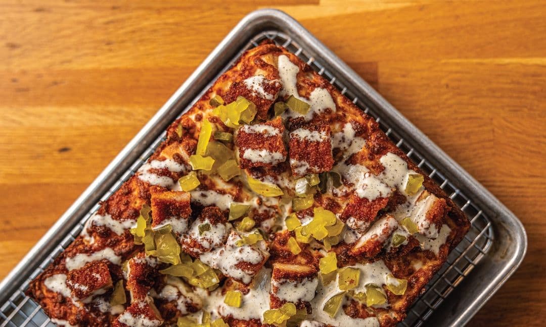 Nashville Hot Chicken Pizza