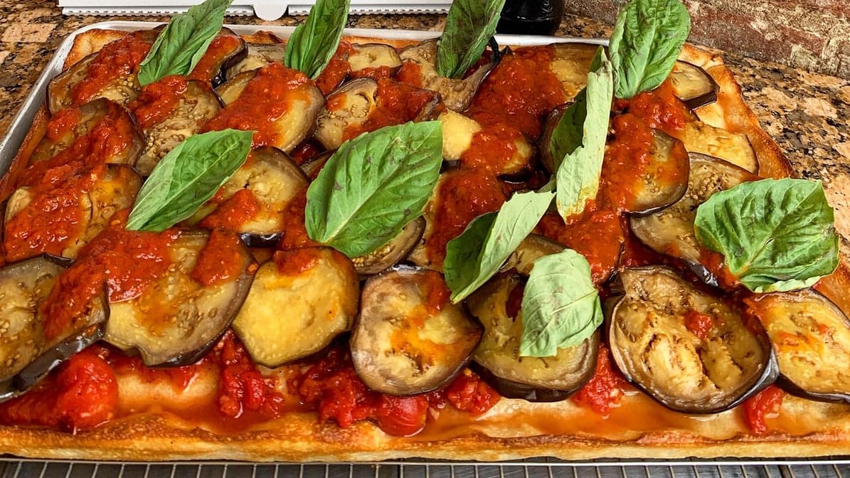 Eggplant Square Vegan (Square)