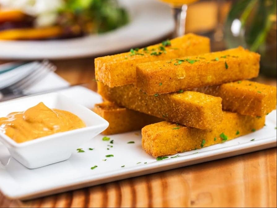 Polenta Fries with Chipotle "Aioli"