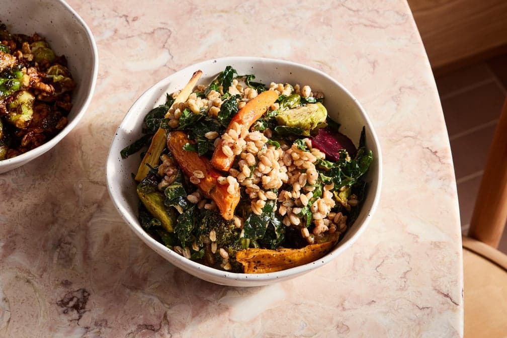 Roasted Vegetable + Farro Salad