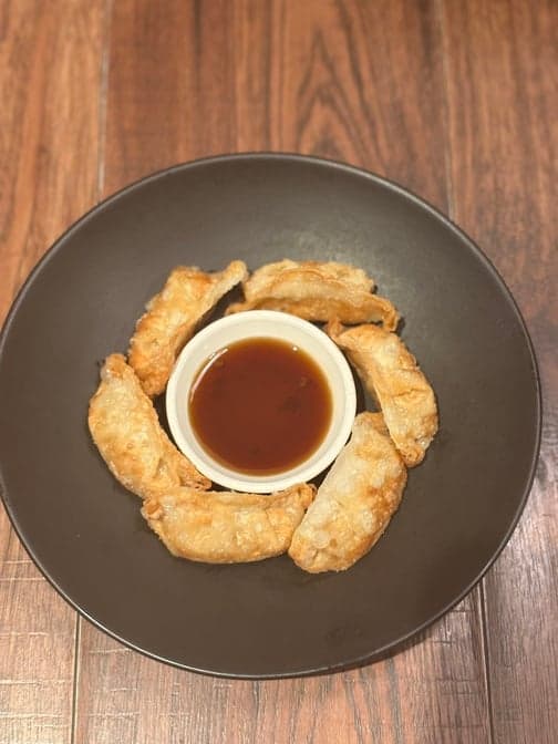 A18. Fried Seafood Gyoza