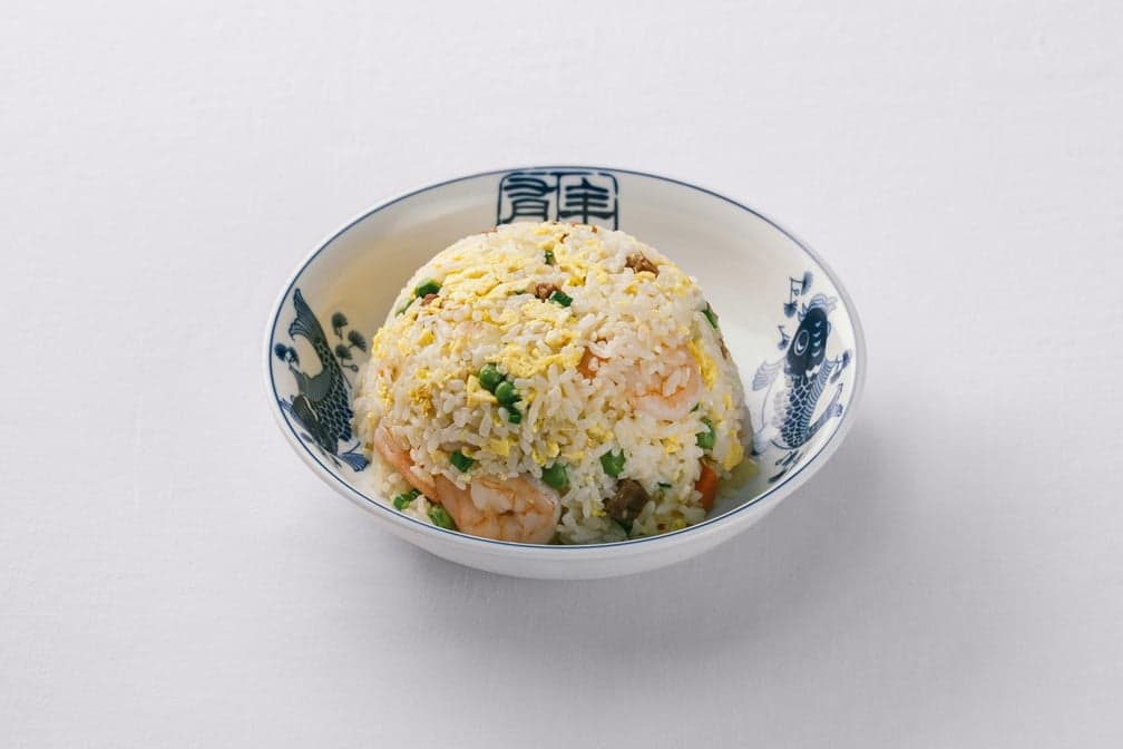 Shrimp Fried Rice with Chinese Sausage 虾仁炒饭