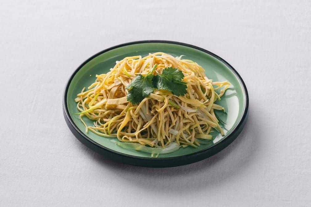 Tofu Ribbons in Scallion Oil 葱油干丝