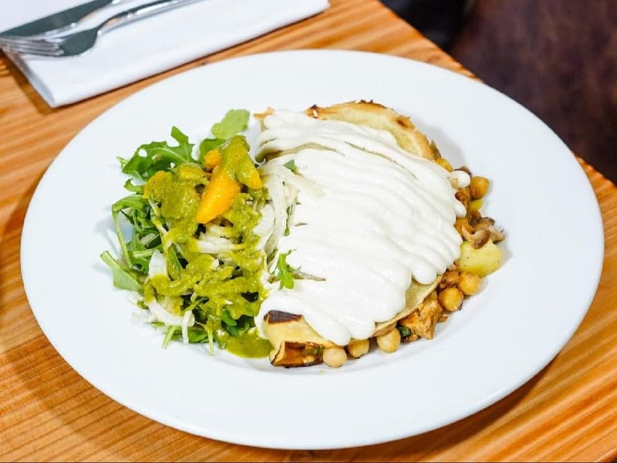 Wild Mushroom Crepe