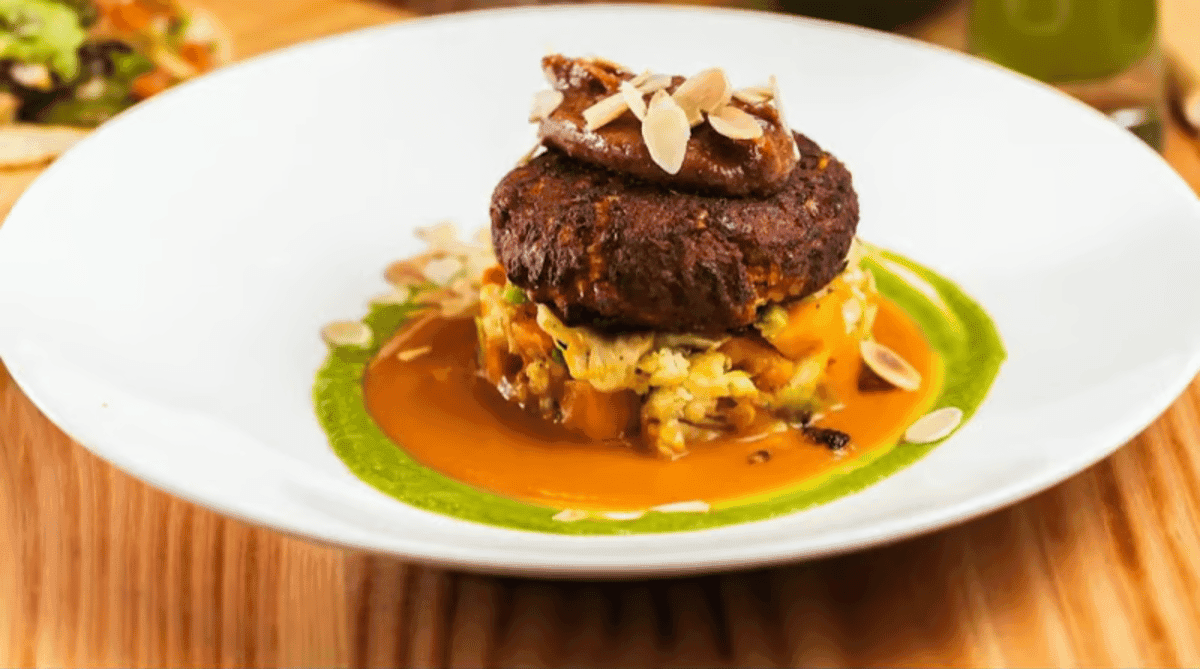 Maroccan Spiced Chickpea Cake