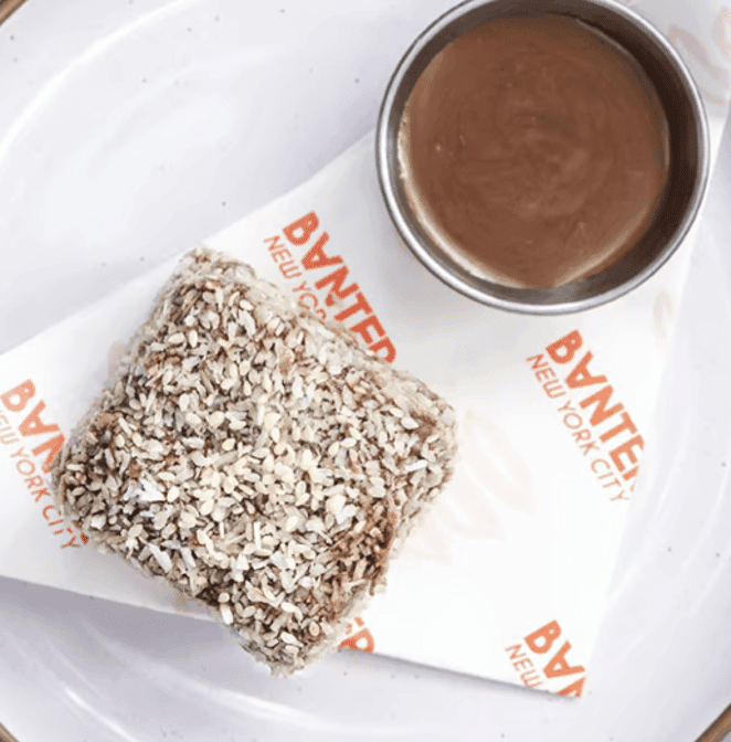 Lamington Miso Caramel