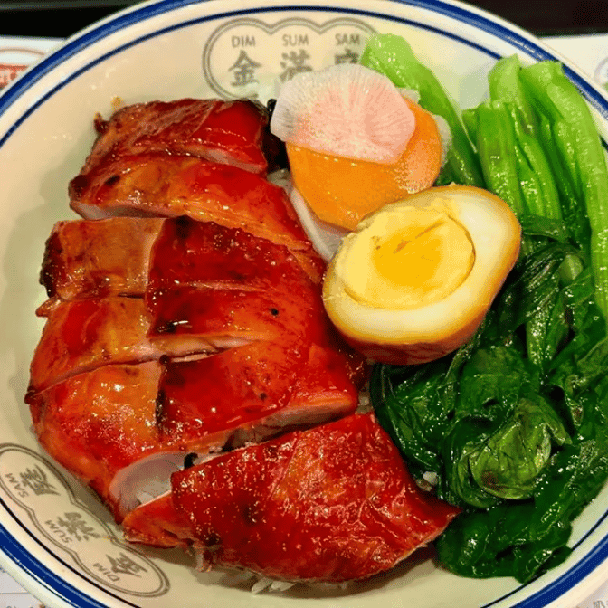 BBQ Chicken Leg Over Rice 鸡腿饭
