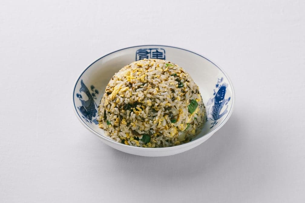 Fried Rice with Mustard Green Shoots 川芽菜炒饭