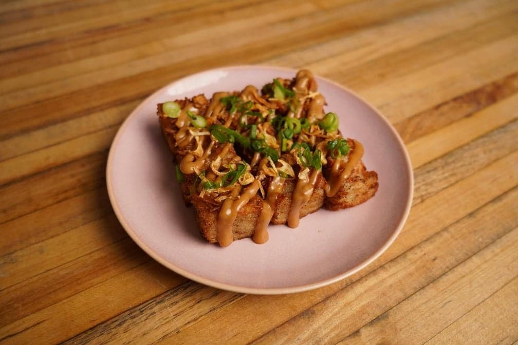 Turnip Cakes with Taro Crust