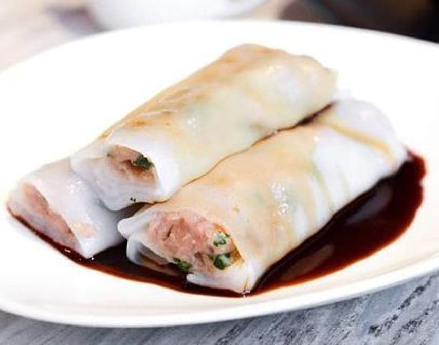 Minced Beef Rice Noodle Roll 牛肉肠粉