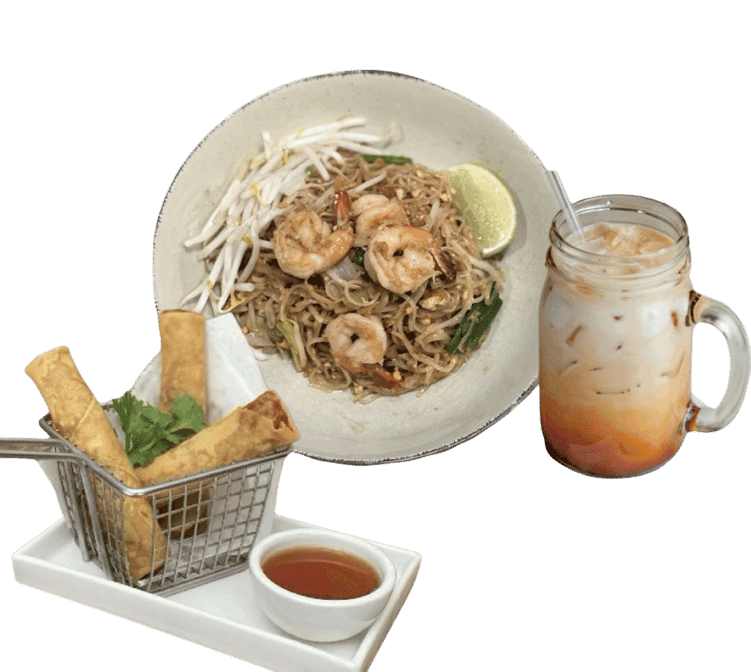 Little Set 1 - Pad Thai, Veggie Roll, Thai Iced Tea