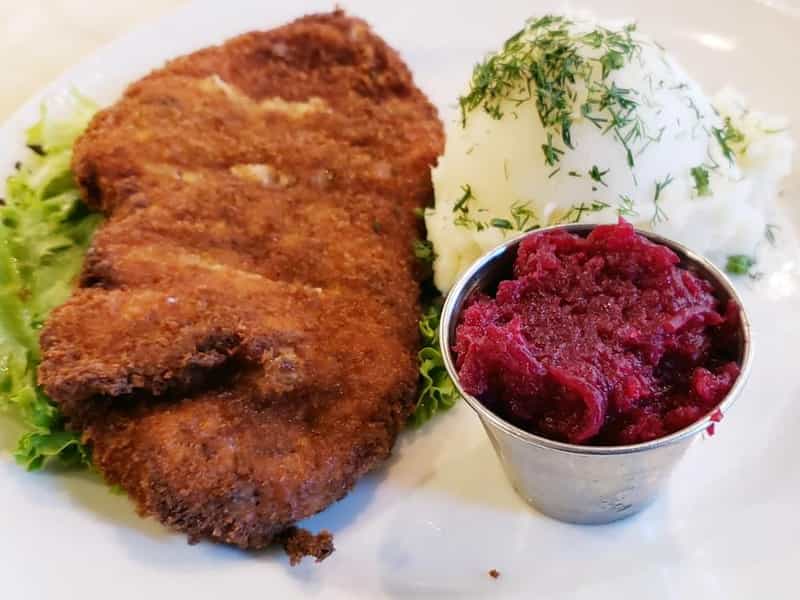 Chicken Schnitzel Dinner