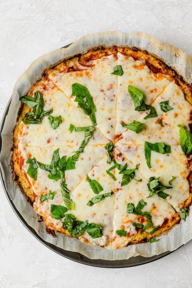 Cauliflower Cheese Pizza pei