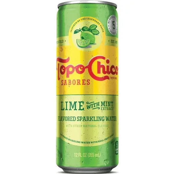 Topo Chico Sabores Lime Mint