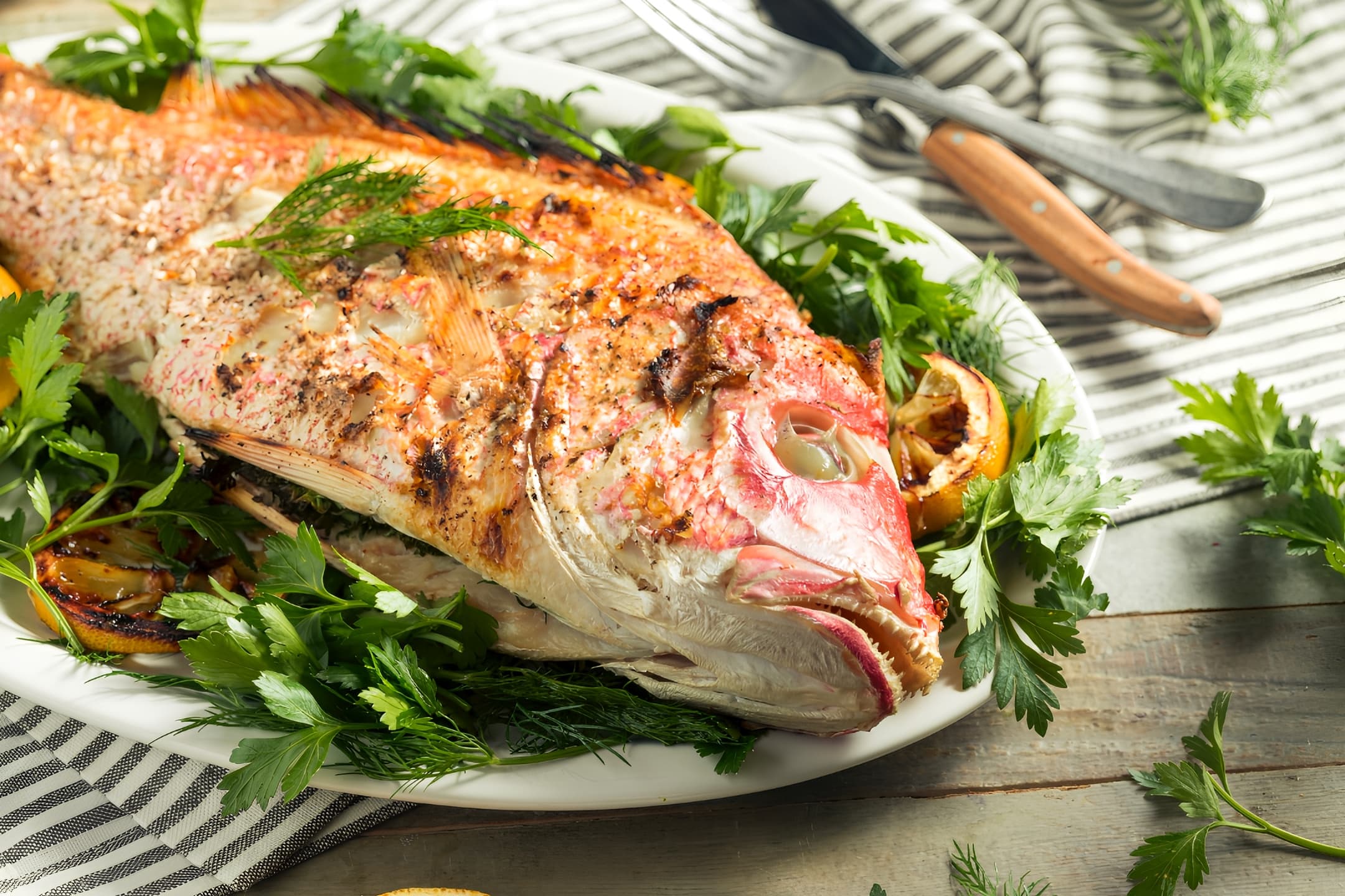 Fried Red Snapper