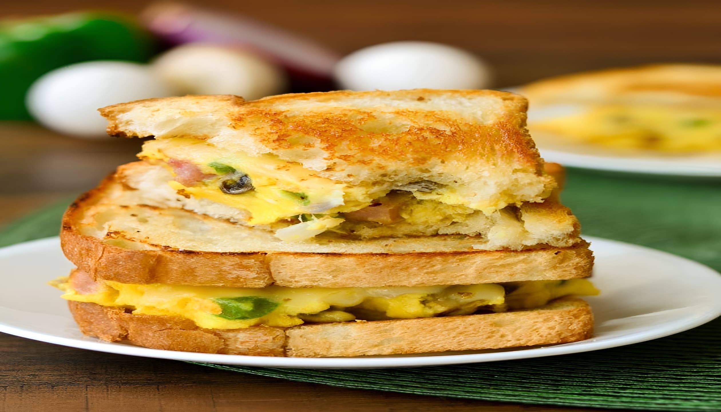 Western Omelette Sandwich