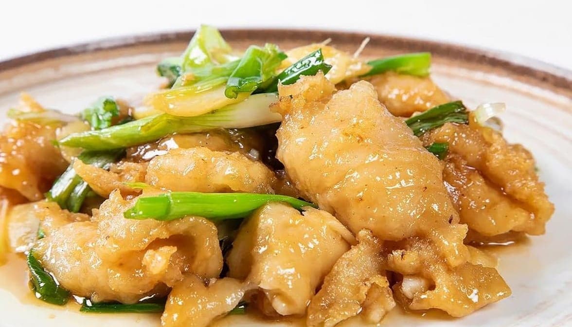 Fish w. Ginger & Scallion