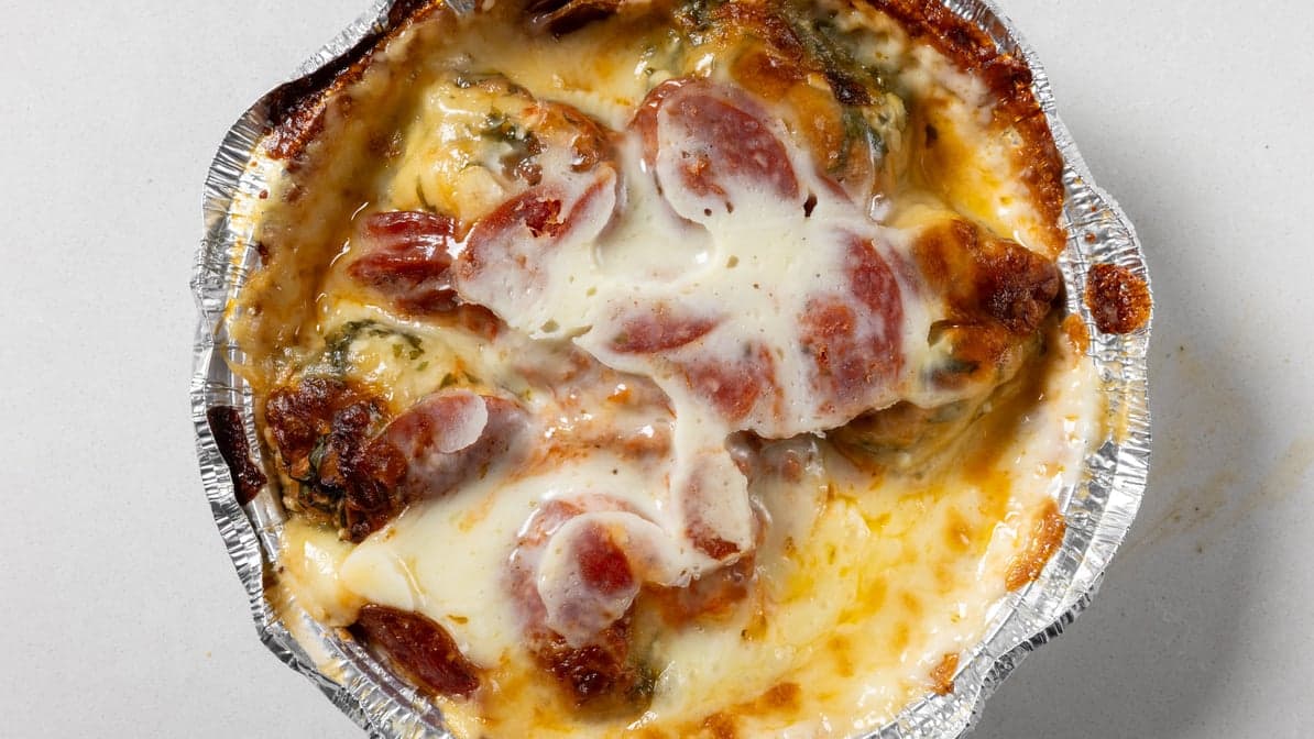 Cheesy Meatball Parm