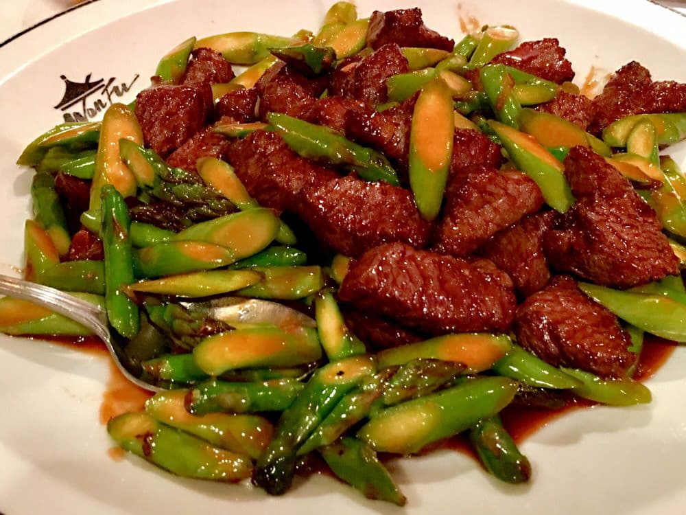 Beef with Asparagus Lunch