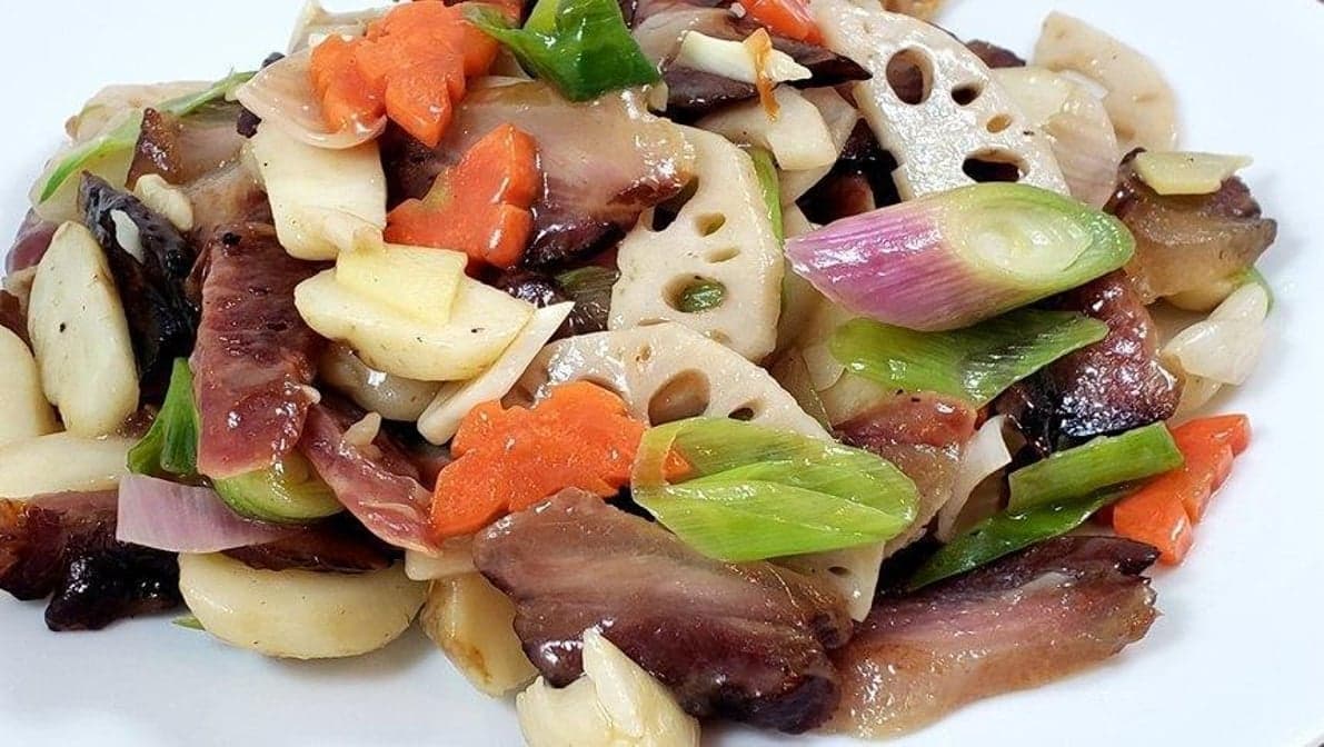 Chinese Sausage W. Lotus Root