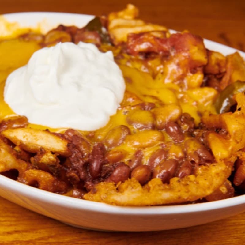 Chili Cheese Waffle Fries