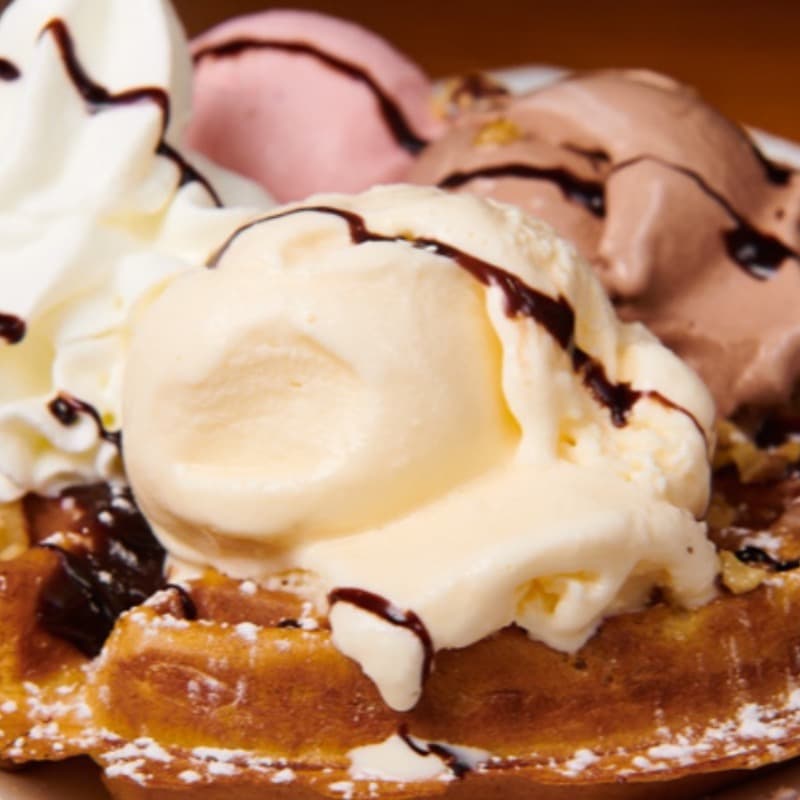 Belgium Waffle Sundae (Sm)