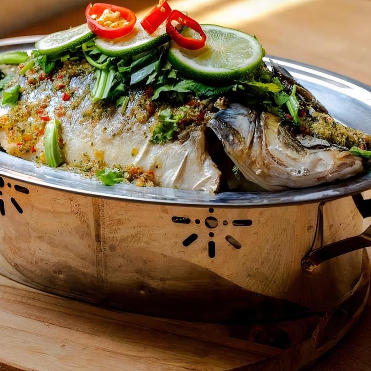 Steamed Sea Bass