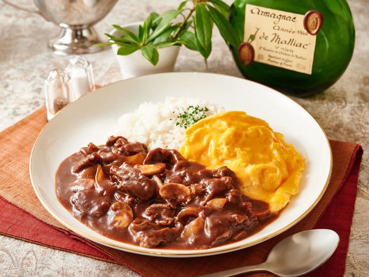 Beef Tongue Stew w/ Omu-Rice