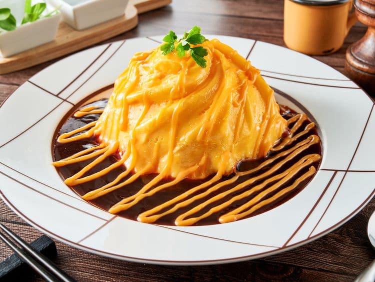 Melty Curry Cheese Omu-Rice