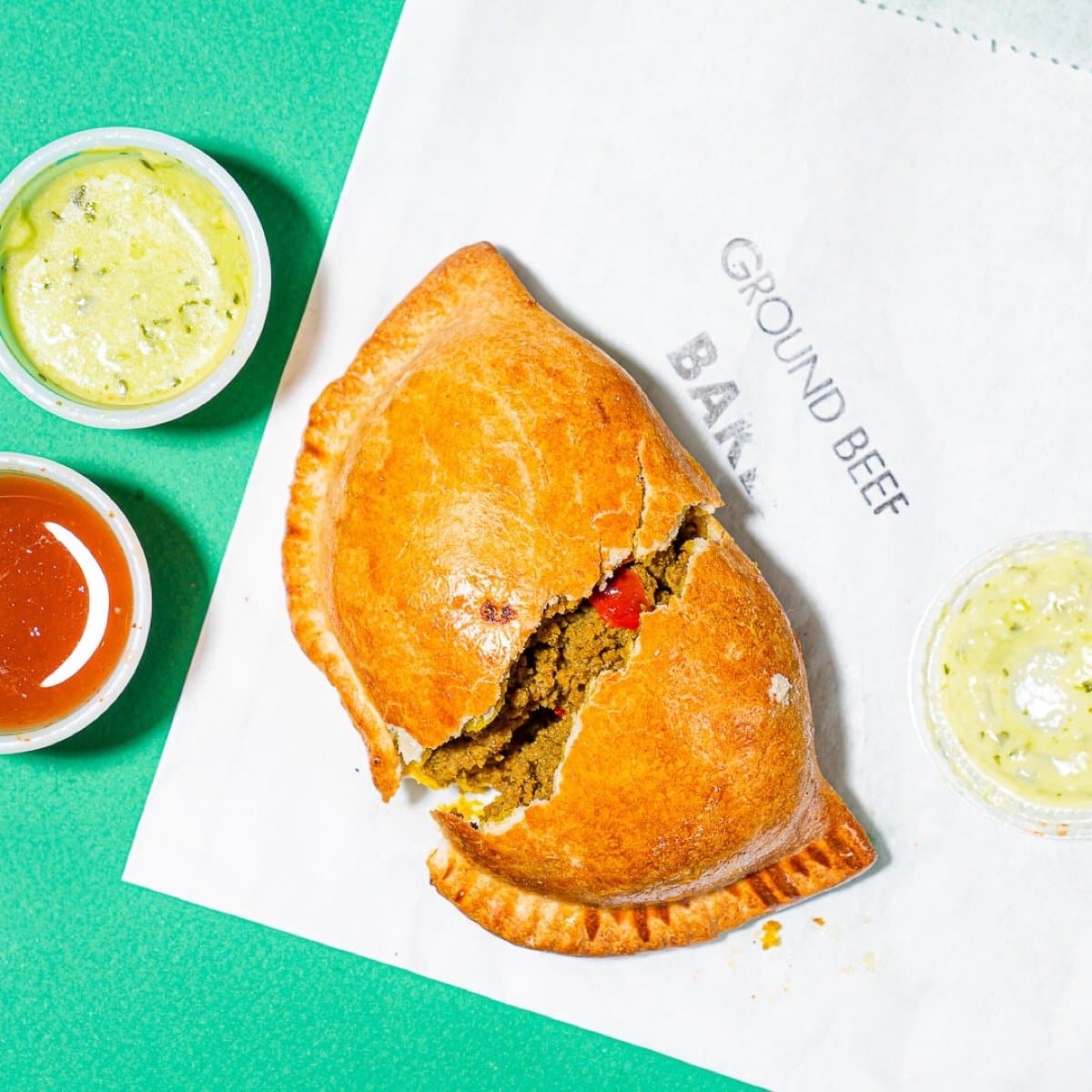 Oven Baked Ground Beef Empanada