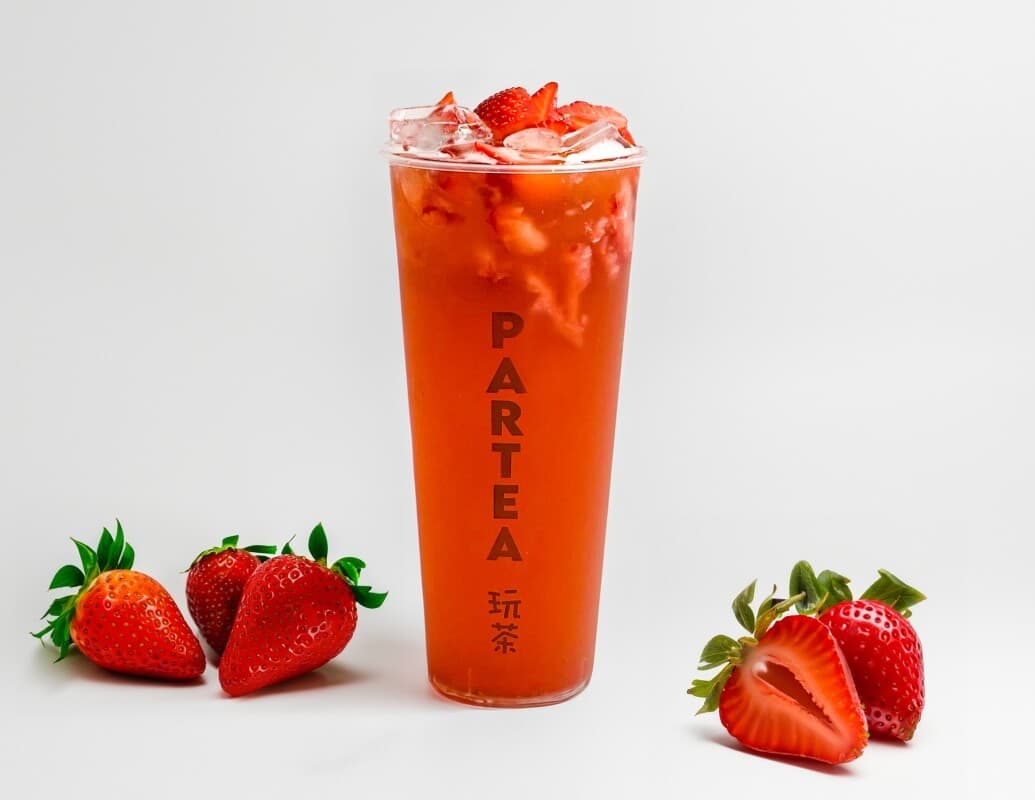 5. Strawberry Green Tea