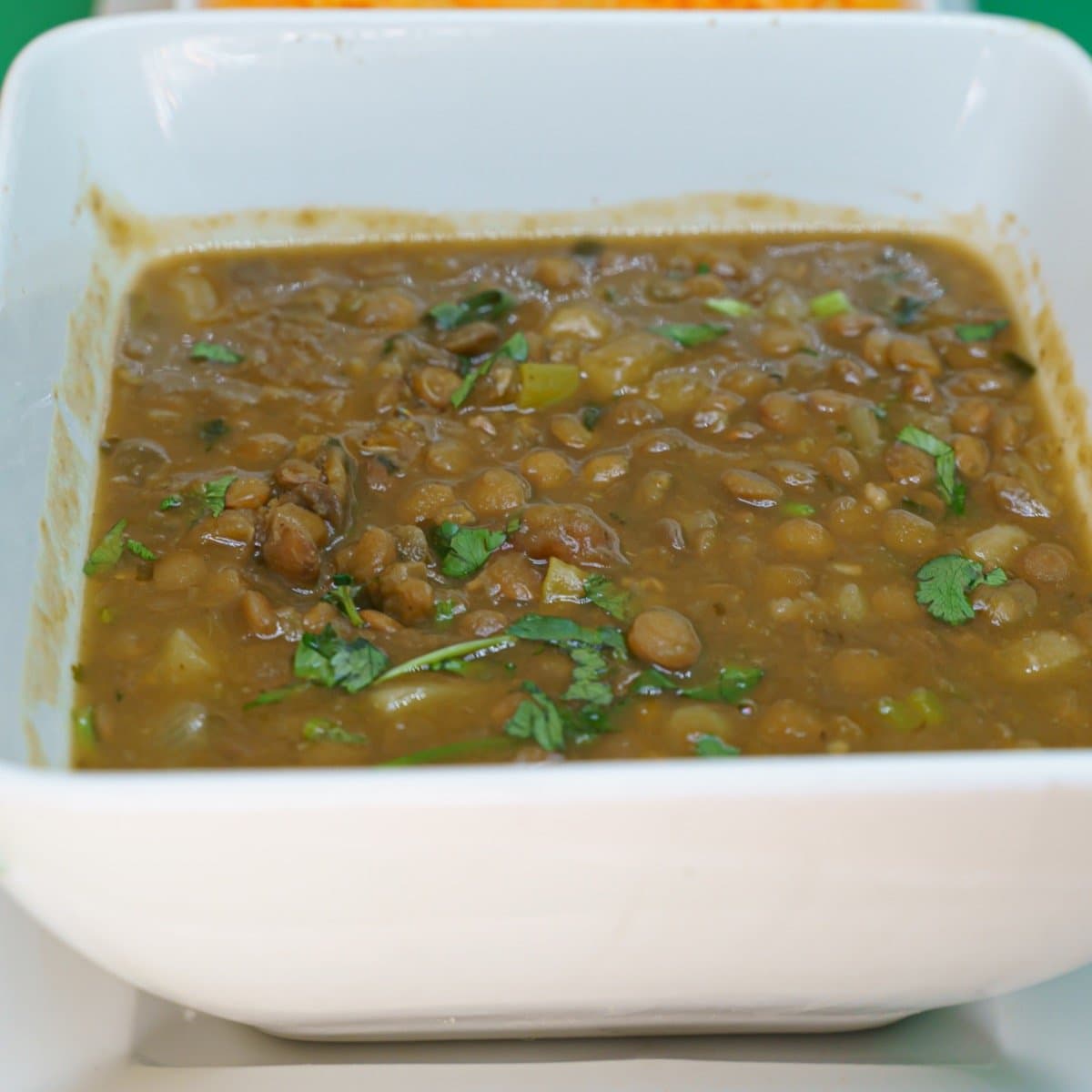 Colombian Style Lentil Soup
