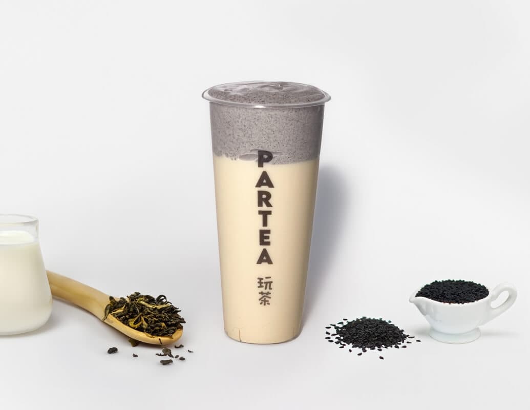 16. Whipped Sesame Milk Green Tea