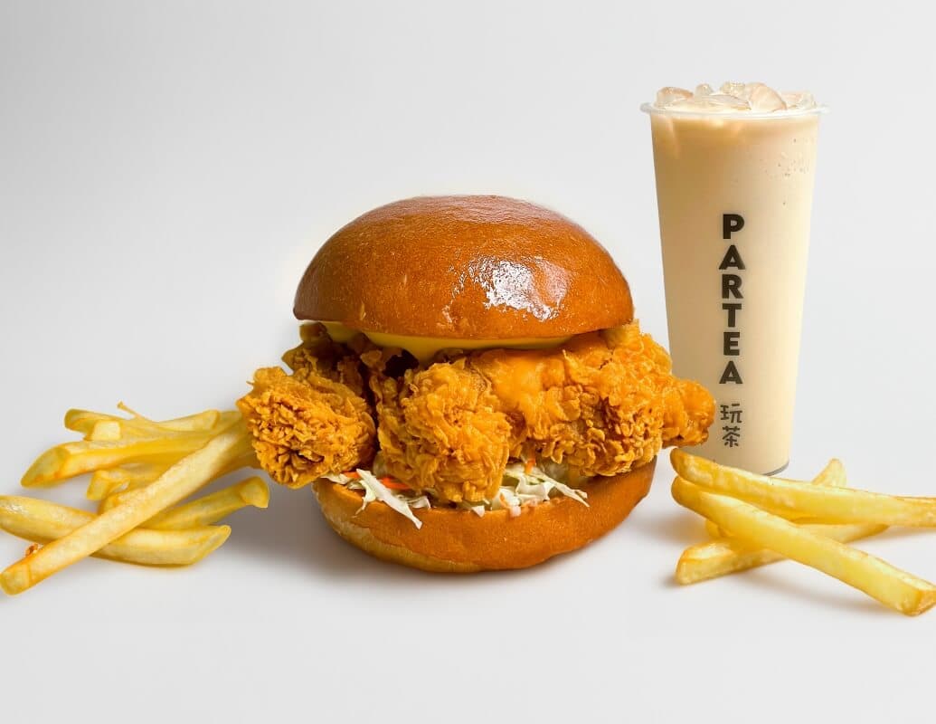 Crispy Chicken Thigh Sando Combo