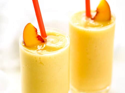 Peach smoothie