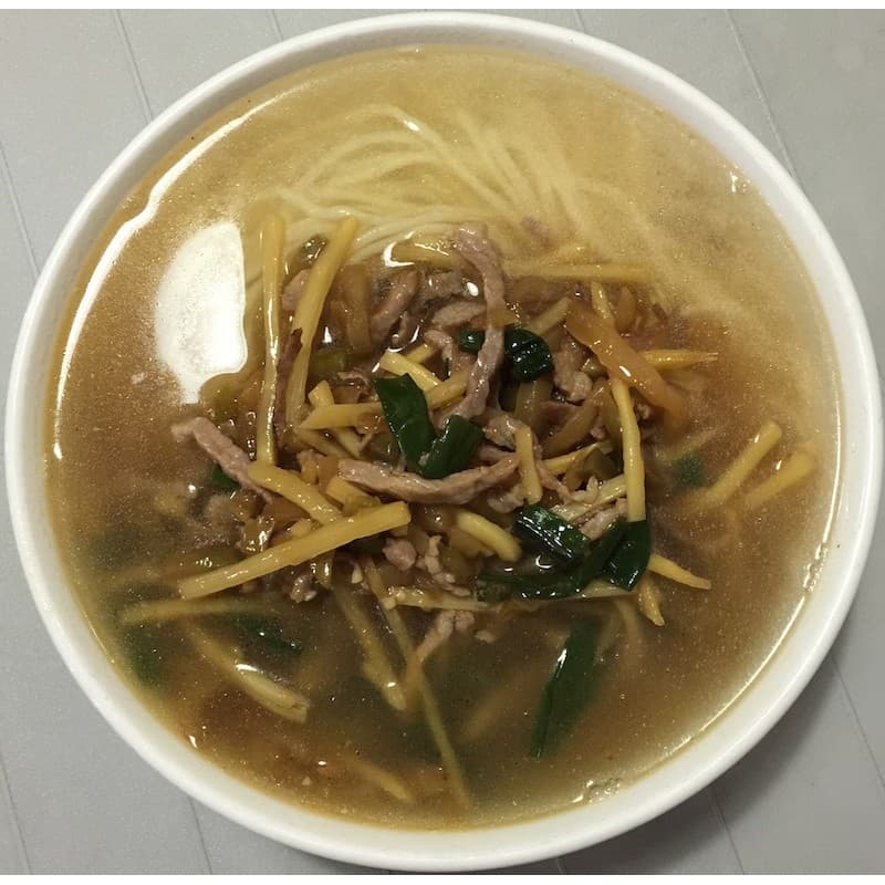 Pickled Cabbage with Pork in Noodle Soup