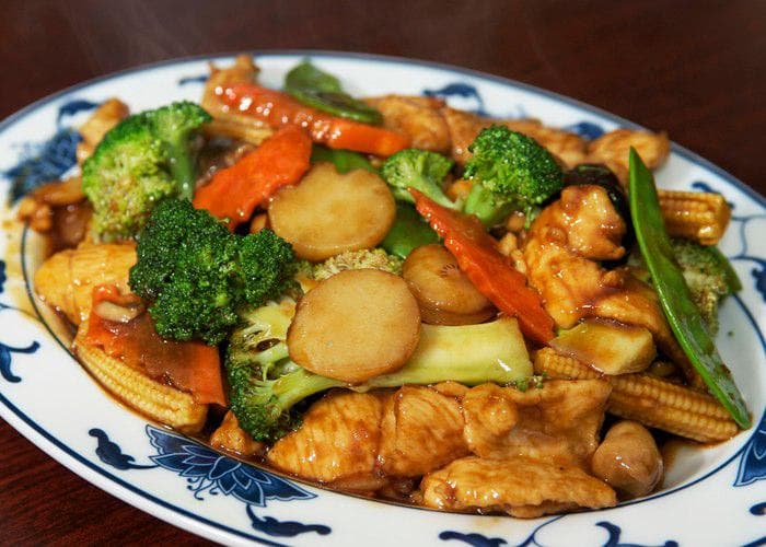 Sliced Chicken with Mixed Vegetables