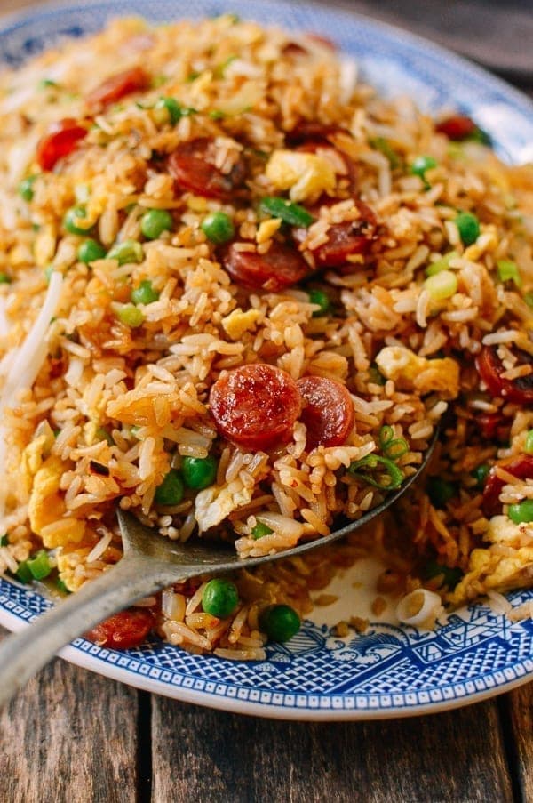Fried Rice with Chinese Sausage