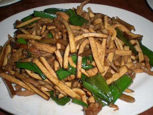 Shredded Pork with Dry Bean Cake
