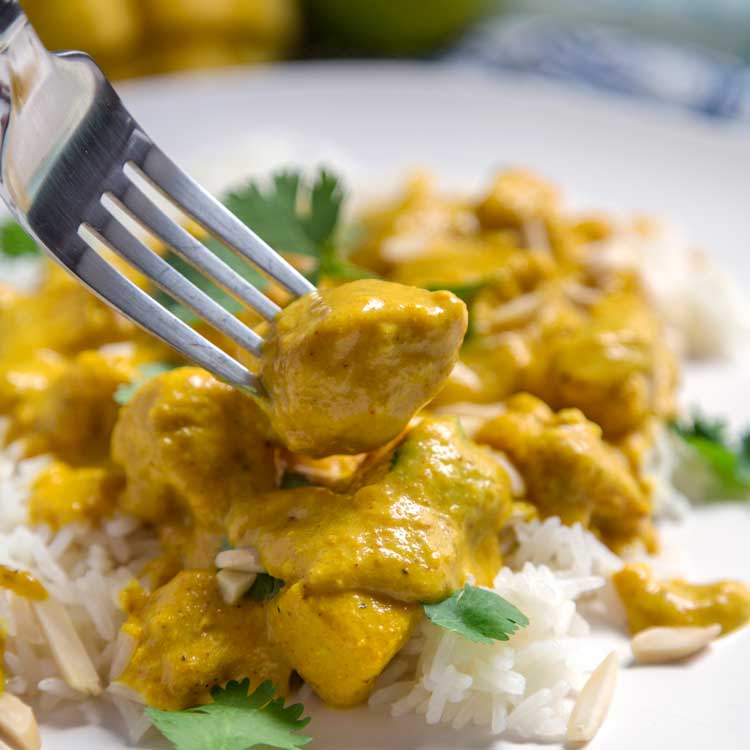 Curry Chicken Platter
