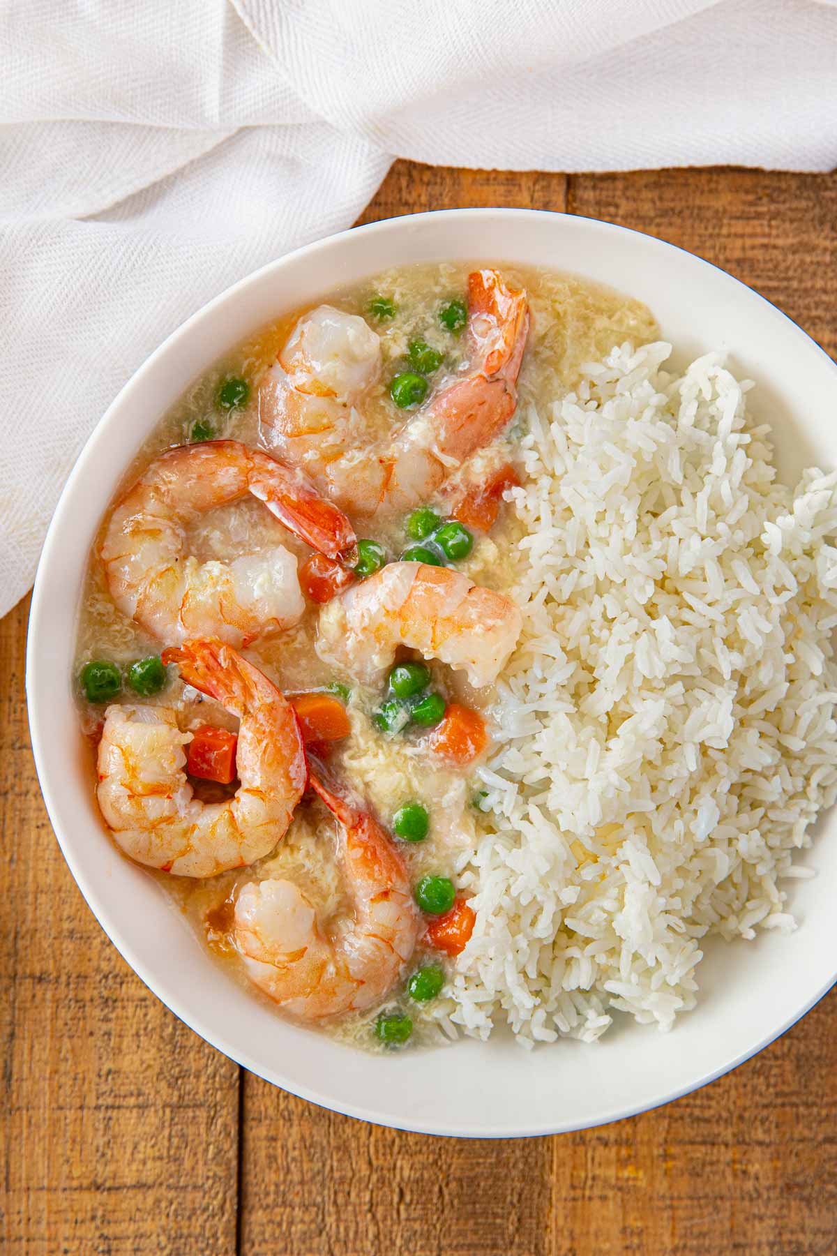 Shrimp Lobster Sauce Platter