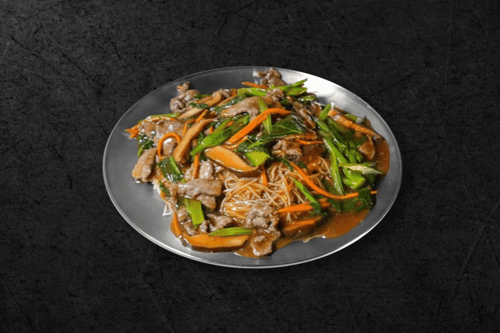 E85. Beef/Shrimp Stir-Fried Vermicelli w. Sauce
