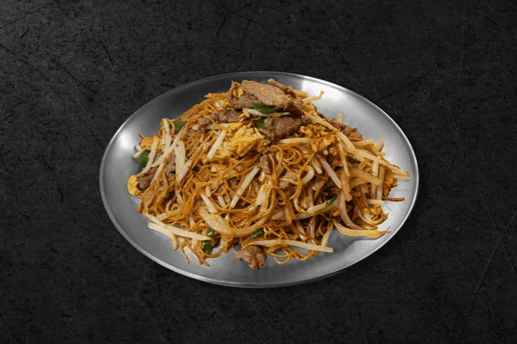 E87. Beef/Shrimp/Char Siu Stir-Fried Vermicelli
