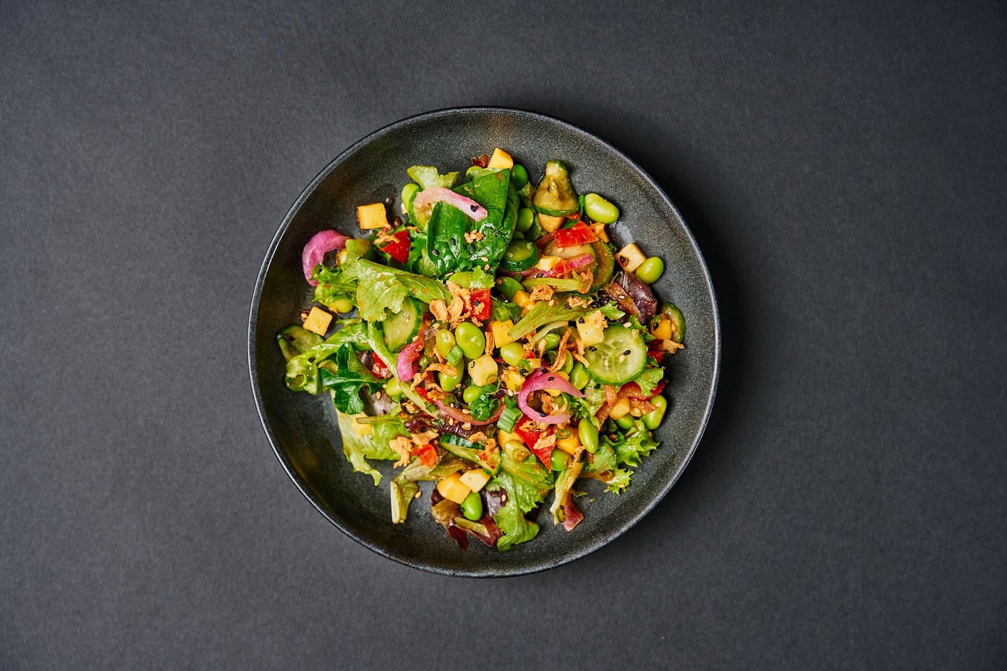 Mango Sesame Crunch Salad